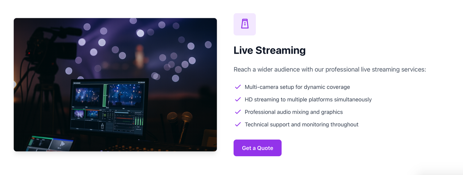 Capture One Media – Event Photography & Videography Website - Image 2